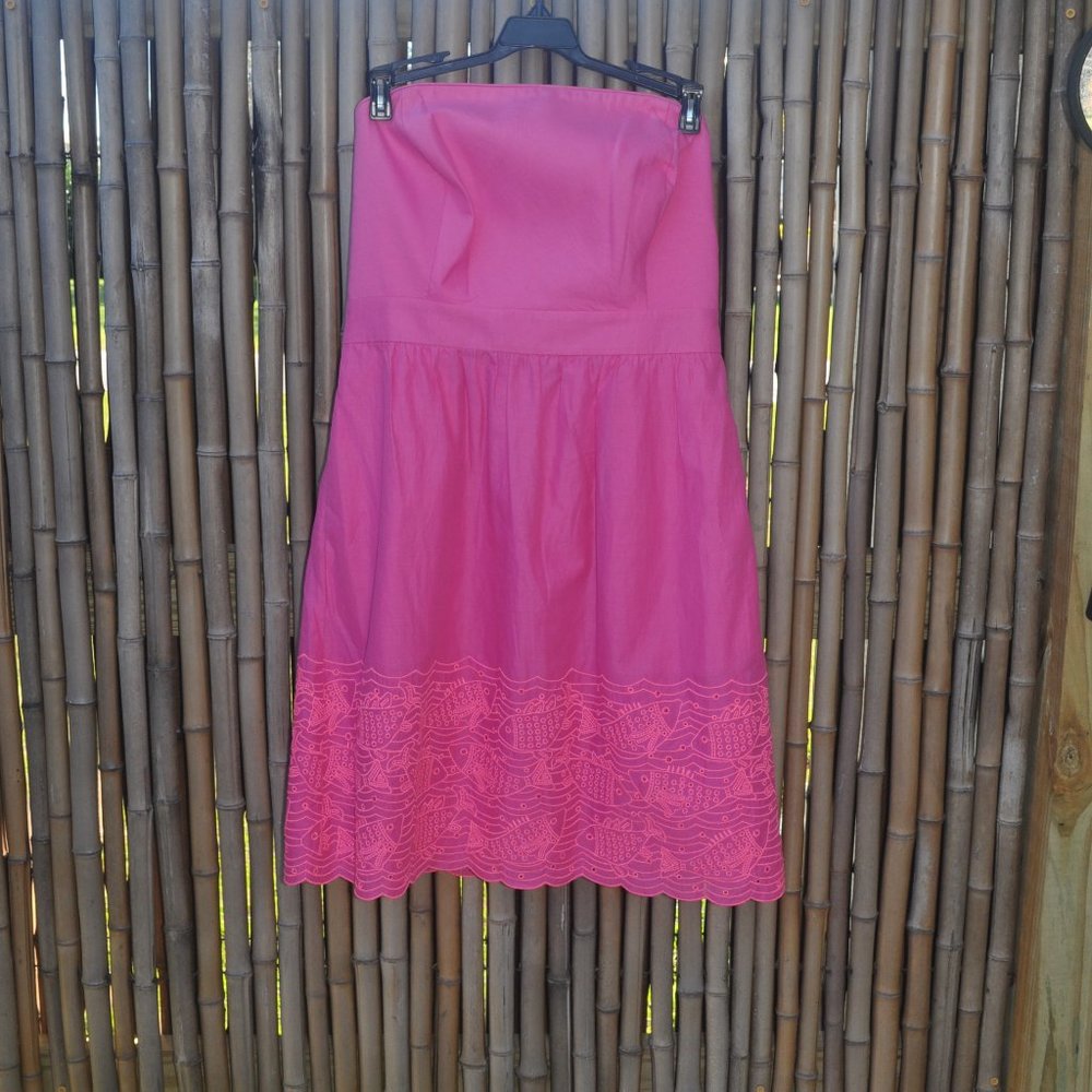 New condition Lilly pulitzer strapless dress sz 4